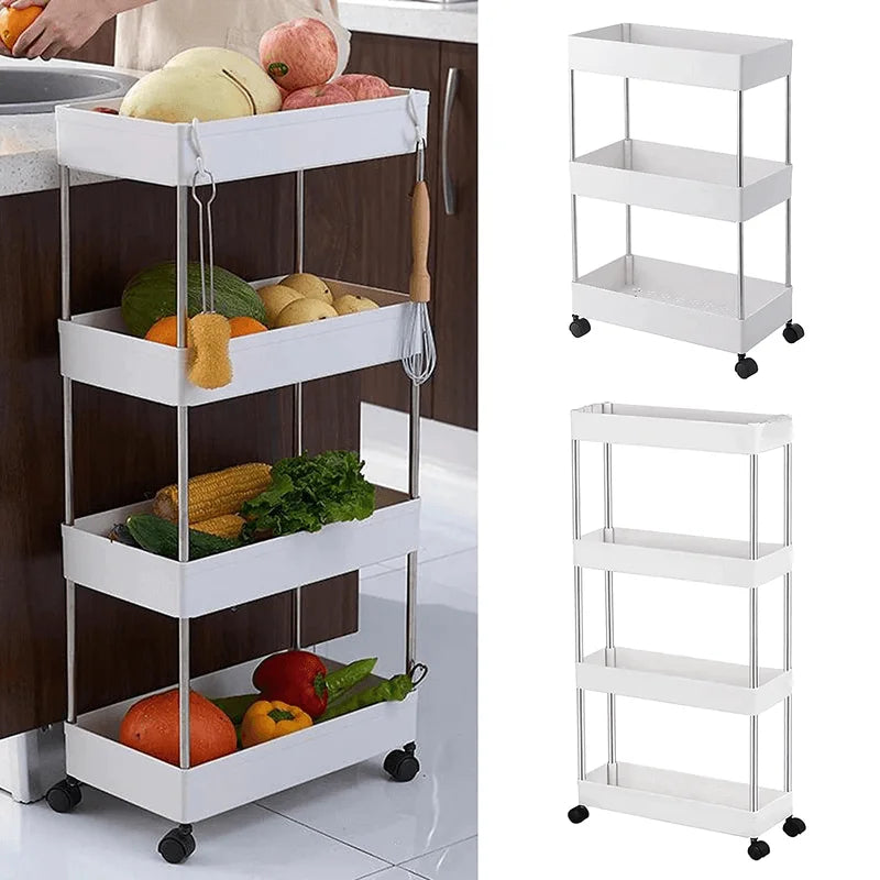 4-Layer Rolling storage Cart