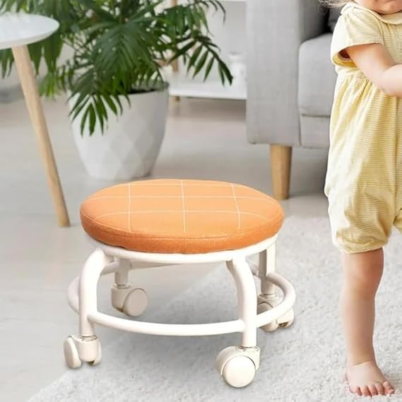 360° Swivel Rolling Stool