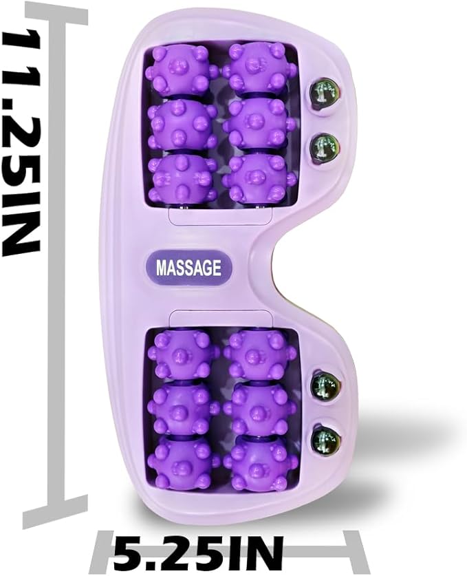 Foot Massager Roller - Purple Dual Foot Massage Roller