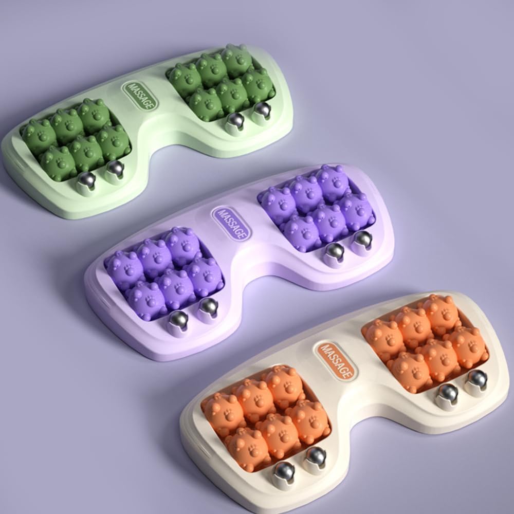 Foot Massager Roller - Purple Dual Foot Massage Roller
