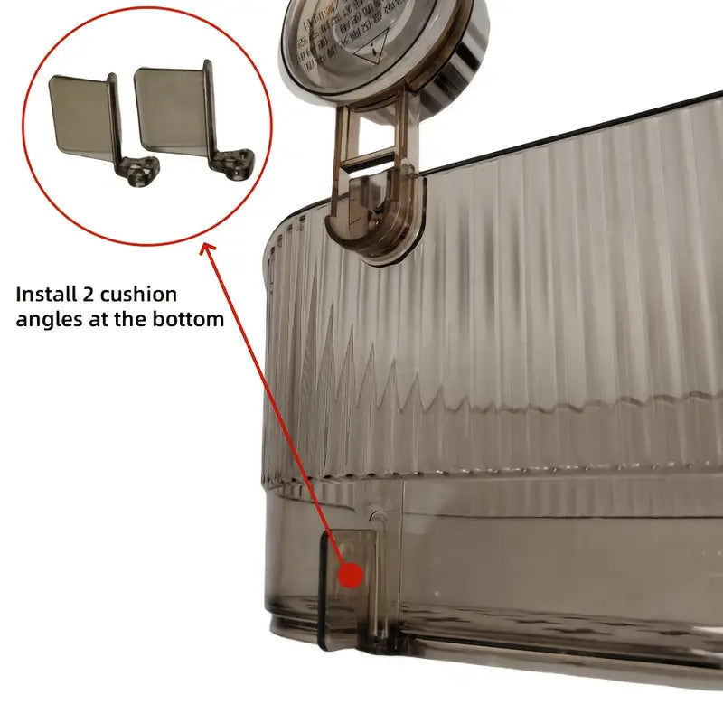 No-drill Suction Cup Storage Rack