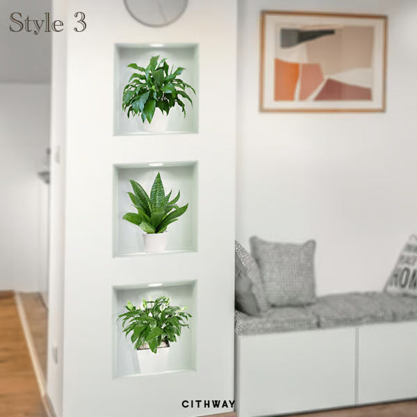 Self-Adhesive 3D Plant Wall Stickers