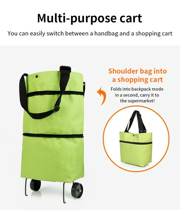 Foldable Shopping Trolley Bag