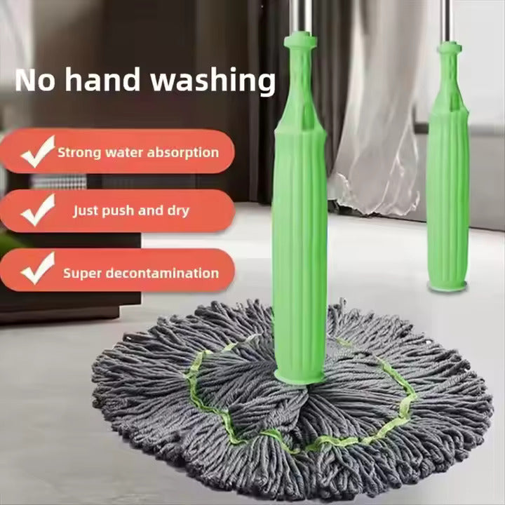 2-in-1 Self-Wringing Microfiber Mop