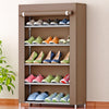 6-Layer Shoe Rack Cabinet: Waterproof, Dustproof & Lightweight