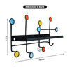 Nordic Style Wall Shelf With Hooks (Premium Quality)