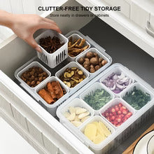 6-Grids Refrigerator Storage Box