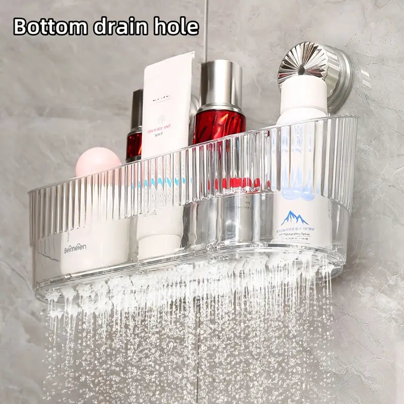 No-drill Suction Cup Storage Rack
