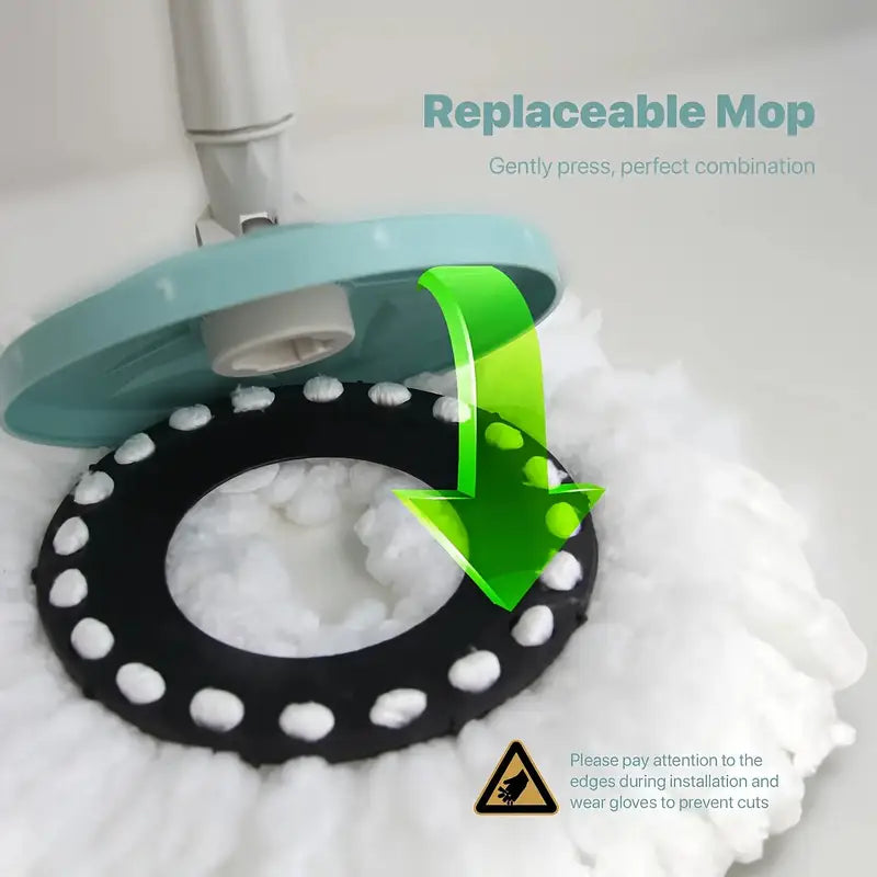 360° Easy Spin Steel Floor Mop