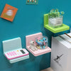 Multifunction Wall-Mounted Self-Adhesive Storage Rack