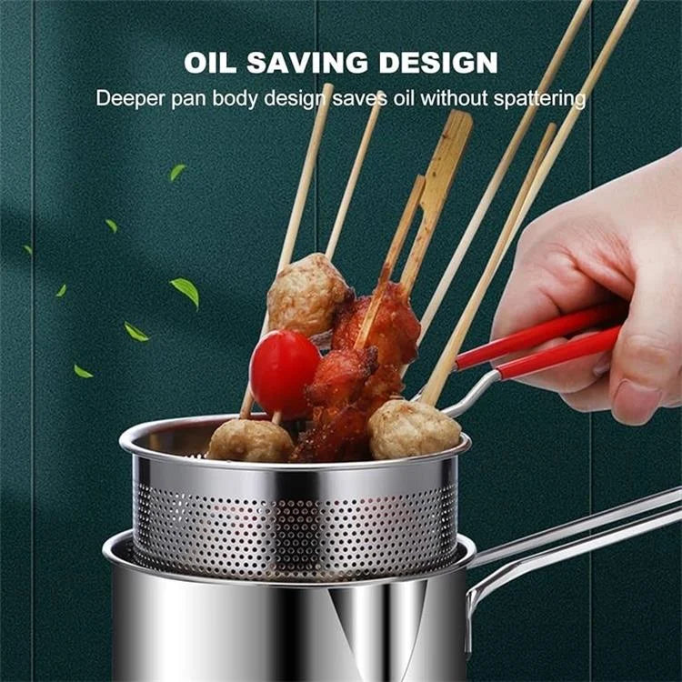 304 Stainless Steel Multifunctional Fryer (1200ml)